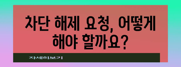 인스타그램 차단 | 원인 파악 및 즉시 해제하기