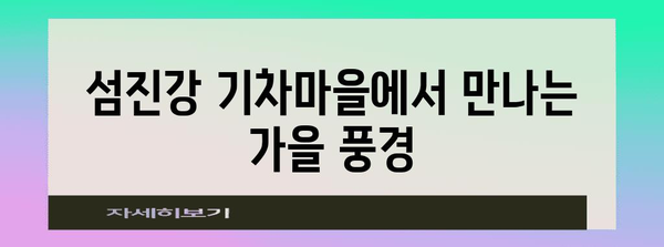 전남 곡성 가을 여행 추천 | 낭만적인 기차마을에서 추억 만들기