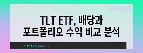 TLT ETF 수익률 분석 | 배당금과 포트폴리오 수익 비교