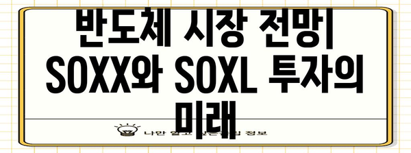 SOXX vs SOXL | 반도체 ETF 투자 전략과 비교