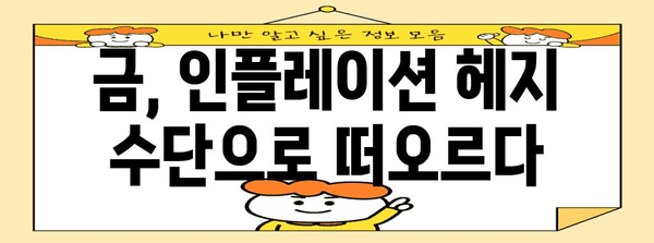 미국 국채 금리 상승에 흔들리지 않는 금 가격 | 안전 자산의 힘