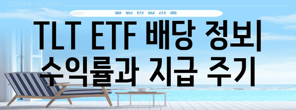 TLT ETF 투자 전략과 배당 정보 해부 | 안정적 수익 추구 가이드