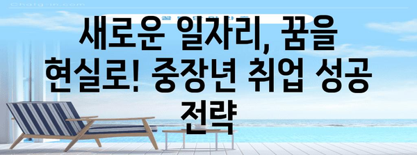 중장년층 취업 지원 | 필독 자격증과 실업급여 안내