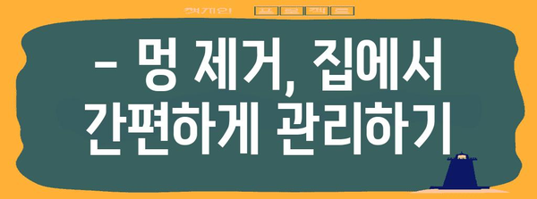 멍 제거 효과적인 멍 크림 추천 및 방법