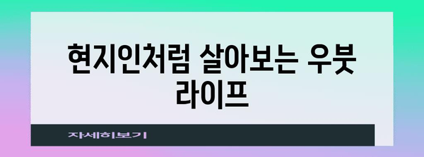 우붓 한 달살기 체험기 | 인도네시아의 천국에서